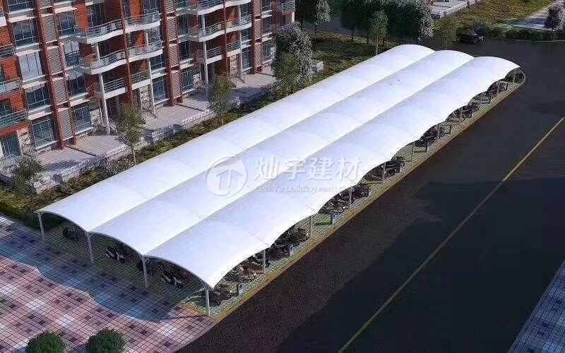 【hy590海洋之神检测中心建材】| 膜结构车棚2019 CY-TCP02